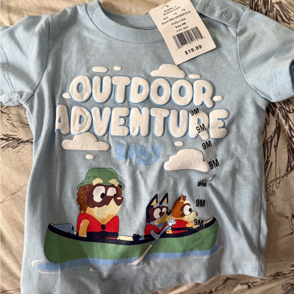 Kohl's Light Blue Bluey T-Shirt
